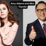 Amy Adams and Akio Toyoda
