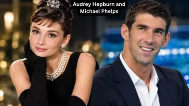 Audrey Hepburn and Michael Phelps