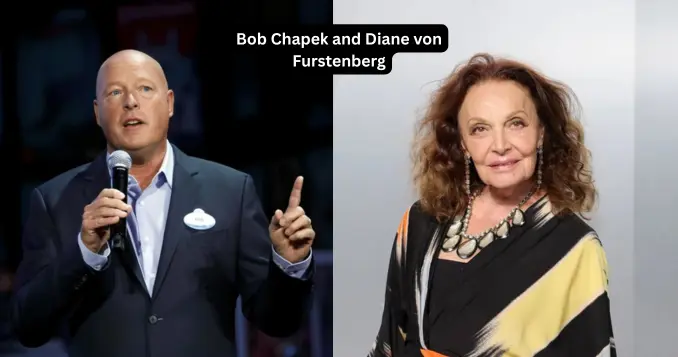 Bob Chapek and Diane von Furstenberg