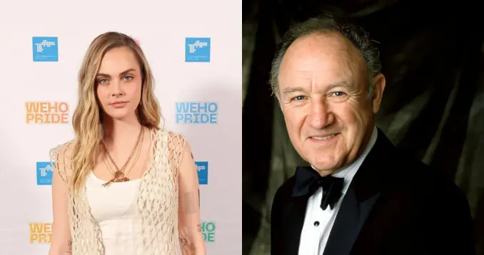 Cara Delevingne and Gene Hackman