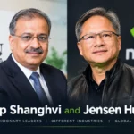 Dilip Shanghvi and Jensen Huang