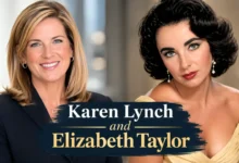 Karen Lynch and Elizabeth Taylor