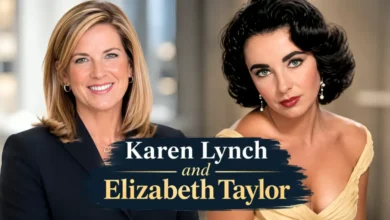 Karen Lynch and Elizabeth Taylor