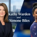 Kathy Warden and Simone Biles