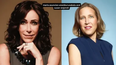 Maria Asuncion Aramburuzabala and Susan Wojcicki