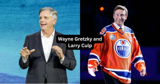 Wayne Gretzky and Larry Culp