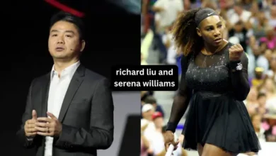 Richard Liu and Serena Williams