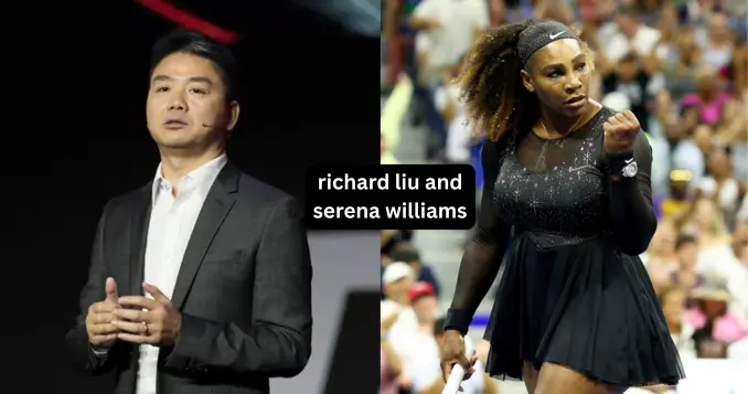 Richard Liu and Serena Williams