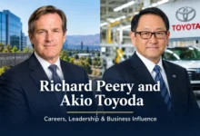 Richard Peery and Akio Toyoda