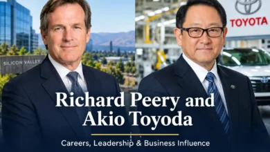 Richard Peery and Akio Toyoda