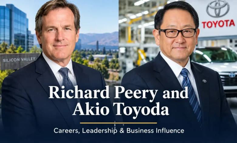 Richard Peery and Akio Toyoda