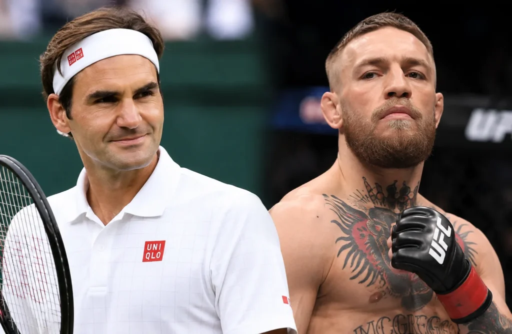 Roger Federer and Conor McGregor