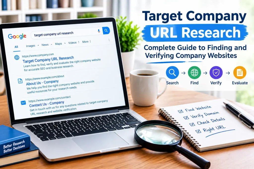 Target Company URL Research