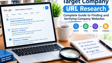 Target Company URL Research