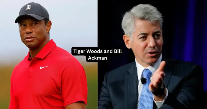 Tiger Woods and Bill Ackman