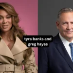 Tyra Banks and Greg Hayes