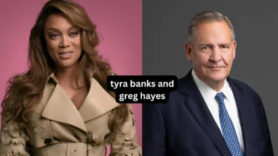Tyra Banks and Greg Hayes
