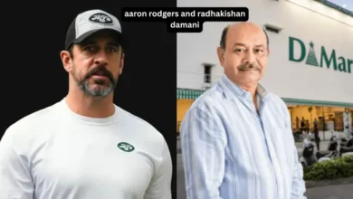 Aaron Rodgers and Radhakishan Damani