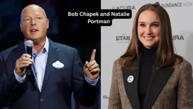 Bob Chapek and Natalie Portman