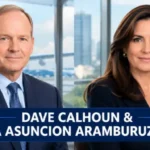 Dave Calhoun and Maria Asuncion Aramburuzabala