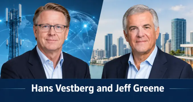 Hans Vestberg and Jeff Greene