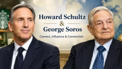 Howard Schultz and George Soros