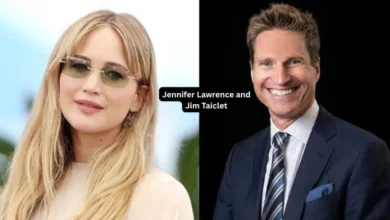 Jennifer Lawrence and Jim Taiclet
