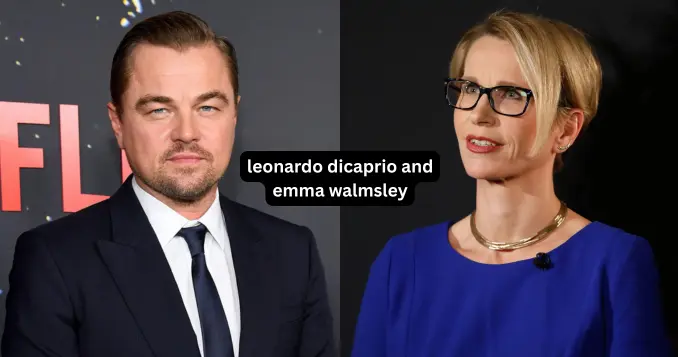 Leonardo DiCaprio and Emma Walmsley