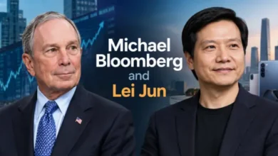 Michael Bloomberg and Lei Jun