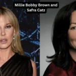 Millie Bobby Brown and Safra Catz