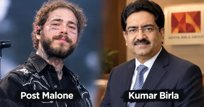 Post Malone and Kumar Birla
